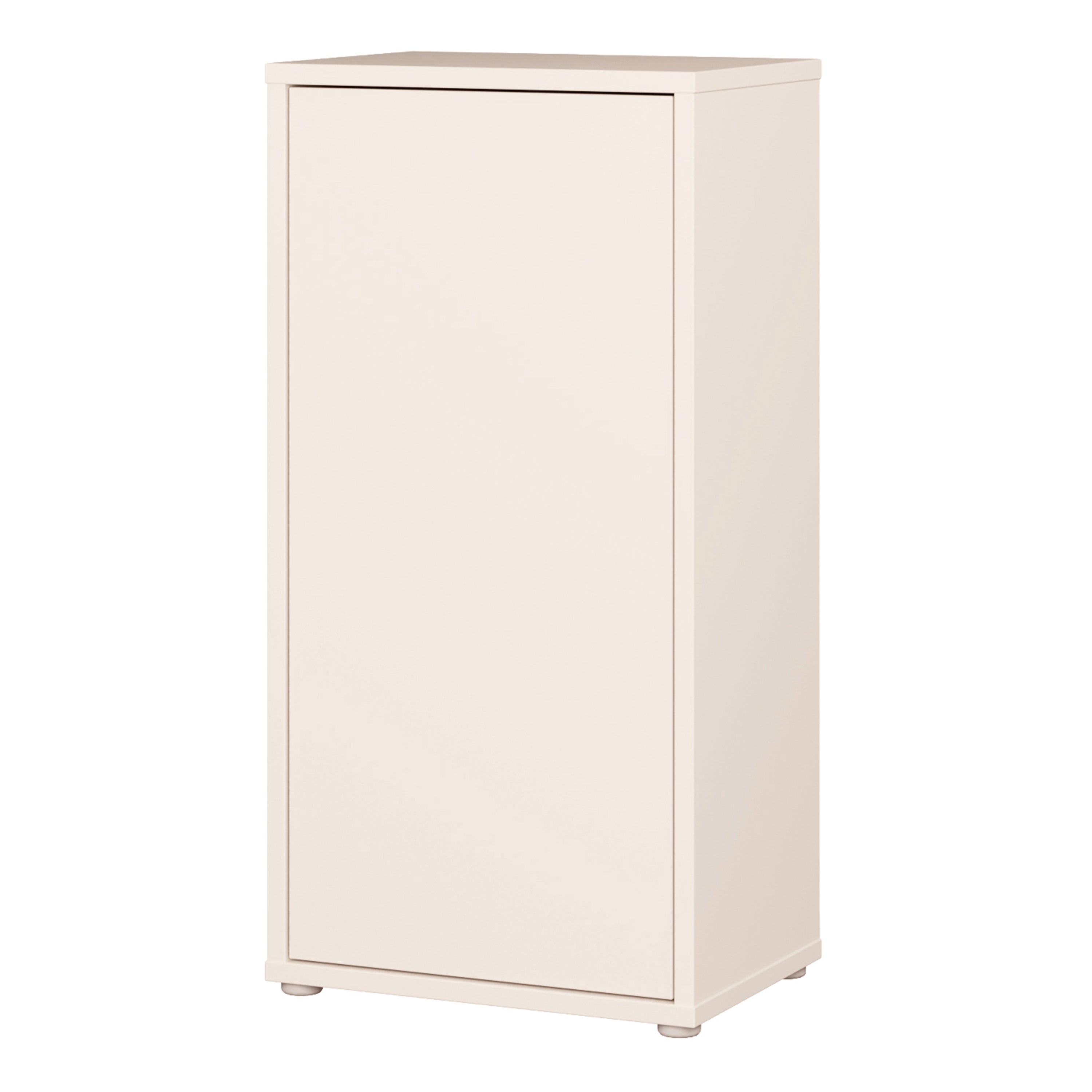 Alyson 1 Door Cupboard with Push-to-Open Door in Sand
