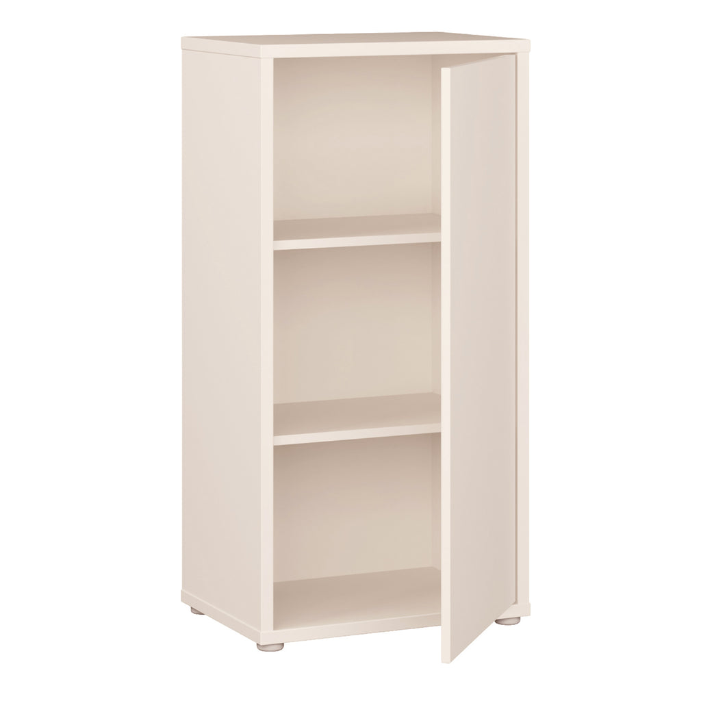 Alyson 1 Door Cupboard with Push-to-Open Door in Sand