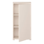Alyson 1 Door Cupboard with Push-to-Open Door in Sand