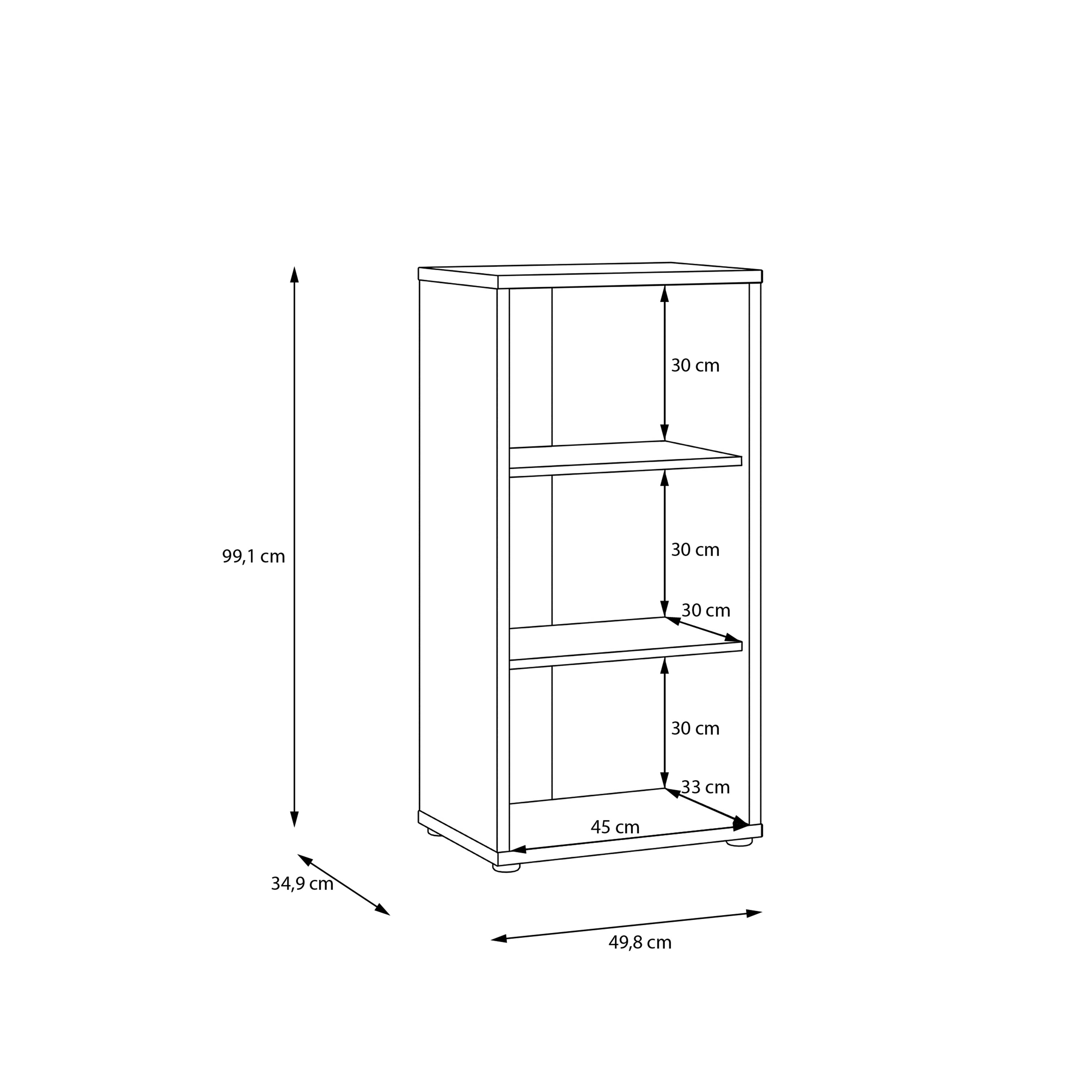 Alyson 1 Door Cupboard with Push-to-Open Door in Sand