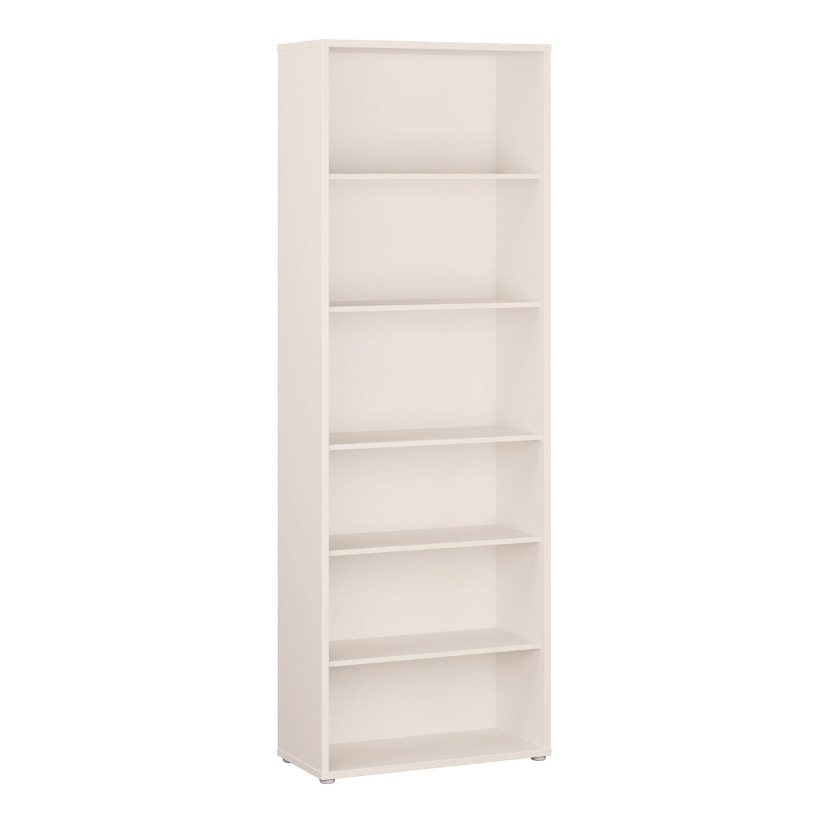 Alyson Tall Wide Bookcase with 5 Shelves in Sand