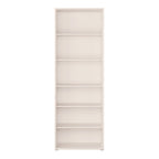 Alyson Tall Wide Bookcase with 5 Shelves in Sand