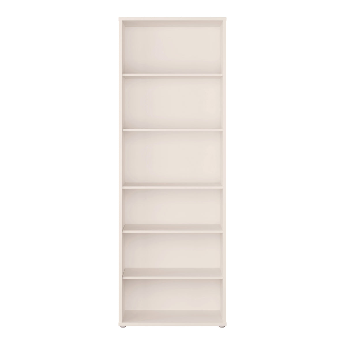 Alyson Tall Wide Bookcase with 5 Shelves in Sand