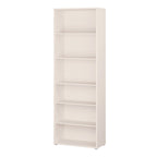 Alyson Tall Wide Bookcase with 5 Shelves in Sand