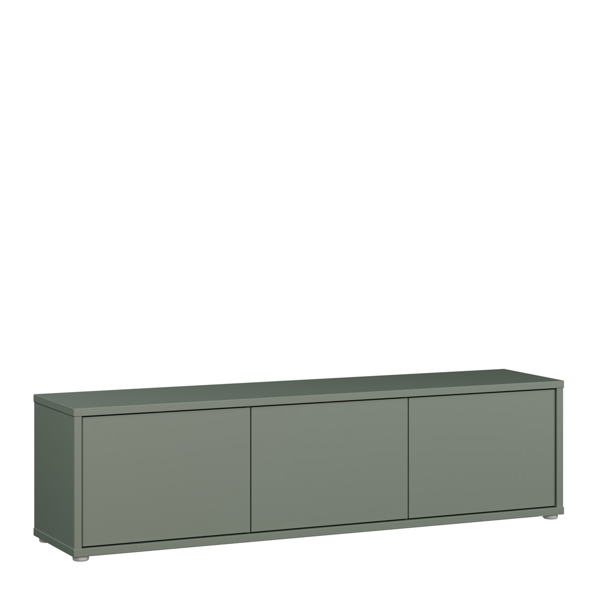Alyson Wide TV Cabinet with 3 Doors Push-to-Open in Sage Green