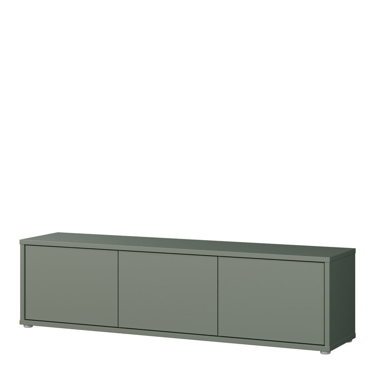 Alyson Wide TV Cabinet with 3 Doors Push-to-Open in Sage Green