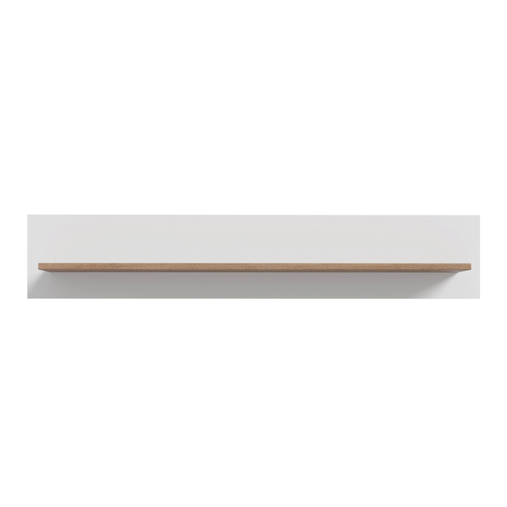 Woodland Wall Shelf in Light Grey and Oak