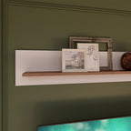 Woodland Wall Shelf in Light Grey and Oak