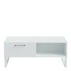 Sadie 1 Drawer Coffee Table in Light Grey
