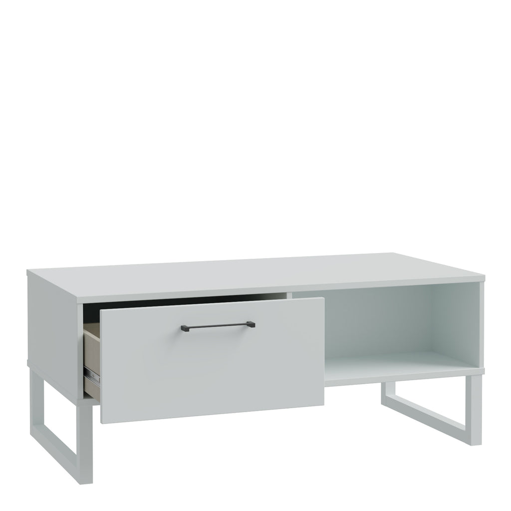 Sadie 1 Drawer Coffee Table in Light Grey