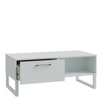 Sadie 1 Drawer Coffee Table in Light Grey