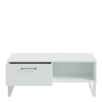 Sadie 1 Drawer Coffee Table in Light Grey