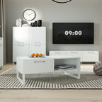 Sadie 1 Drawer Coffee Table in Light Grey