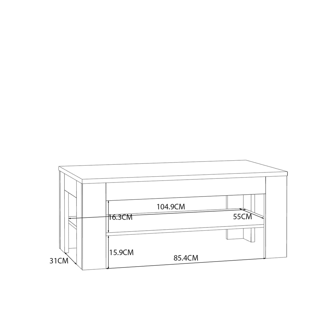 Grayson Coffee Table In Oak