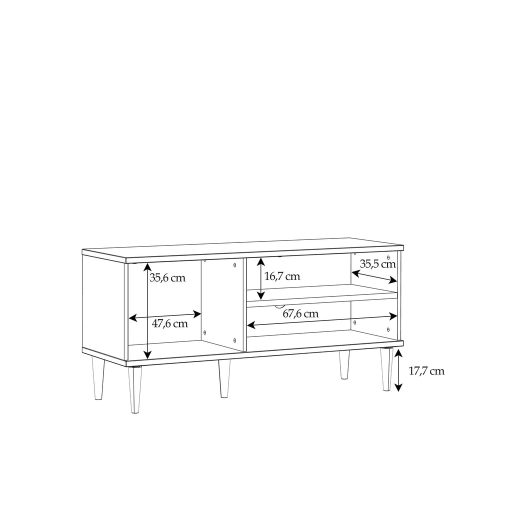 Coast TV Unit in Rattan