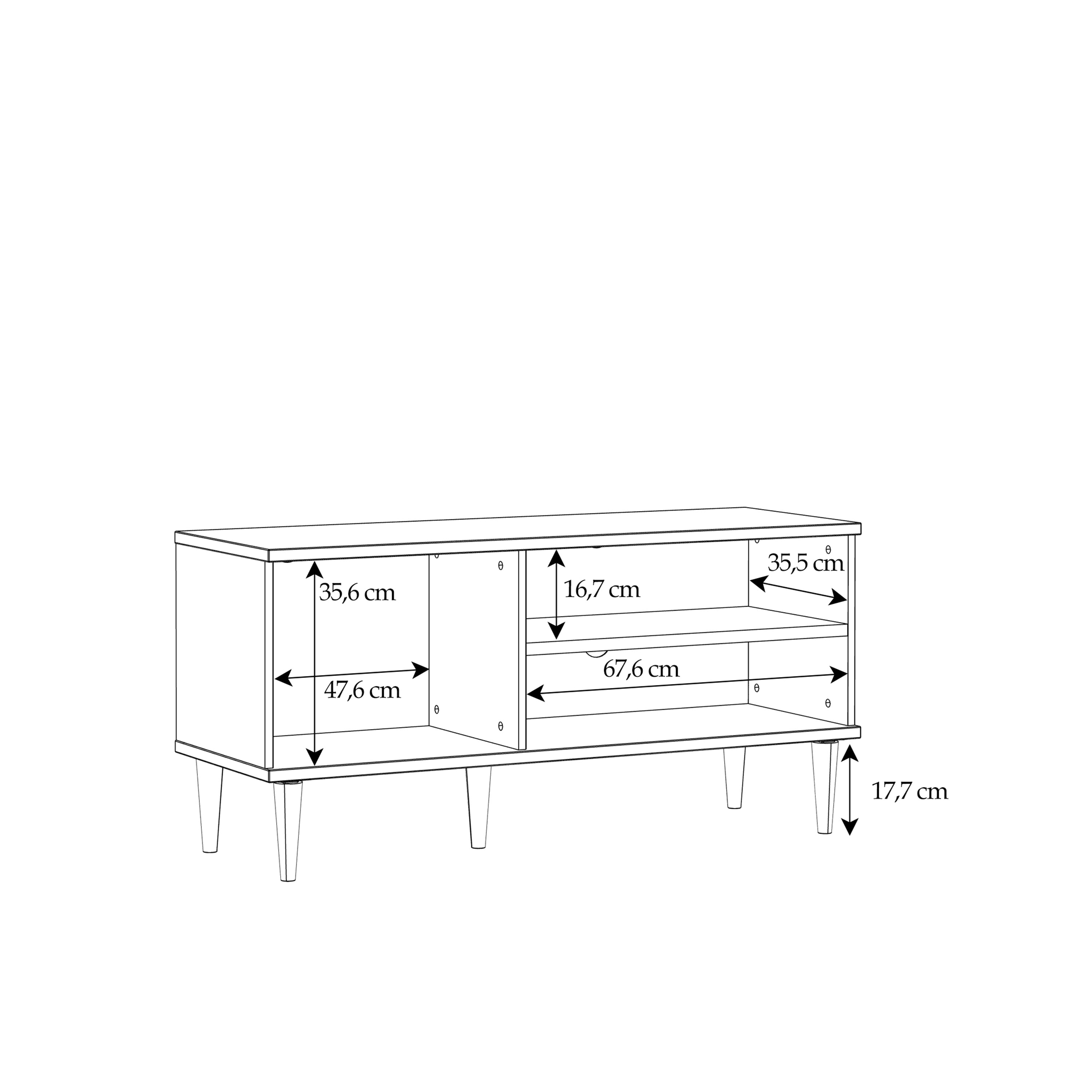 Coast TV Unit in Rattan