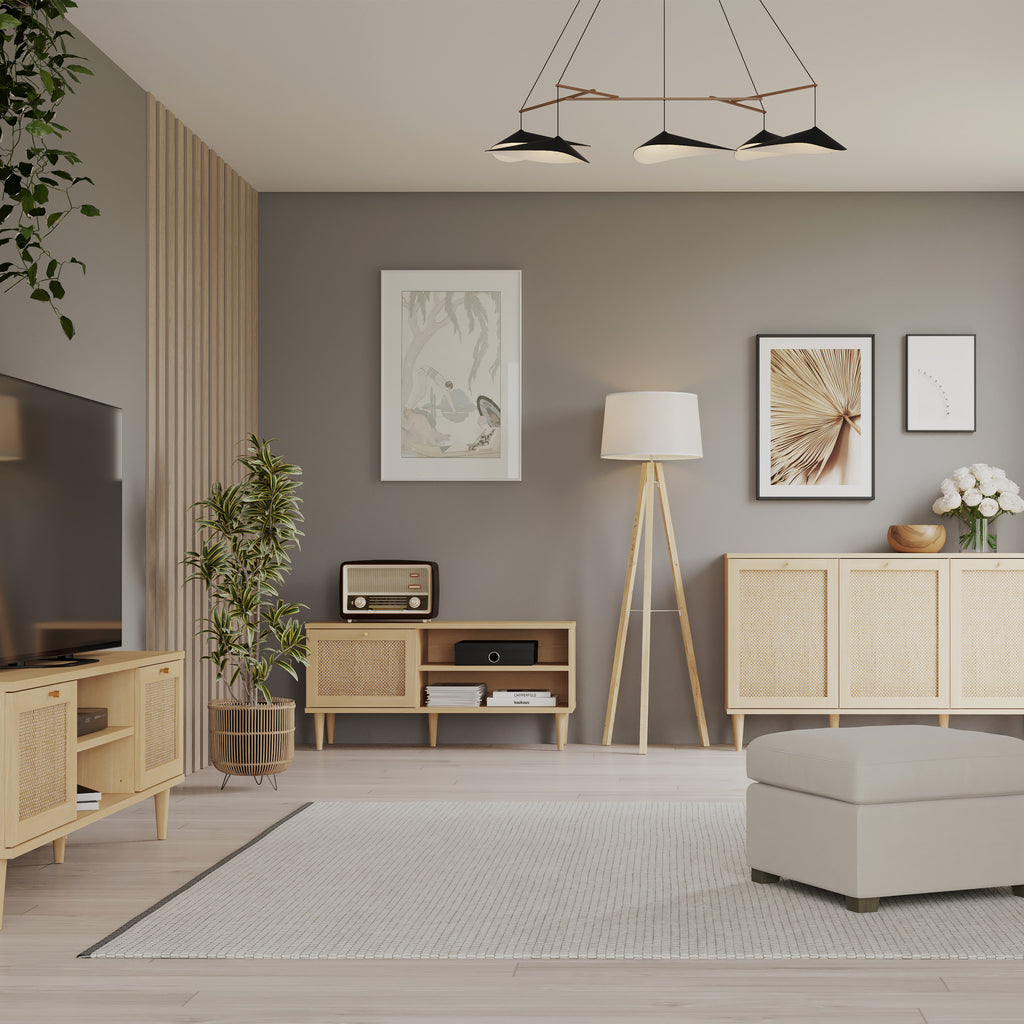 Coast TV Unit in Rattan