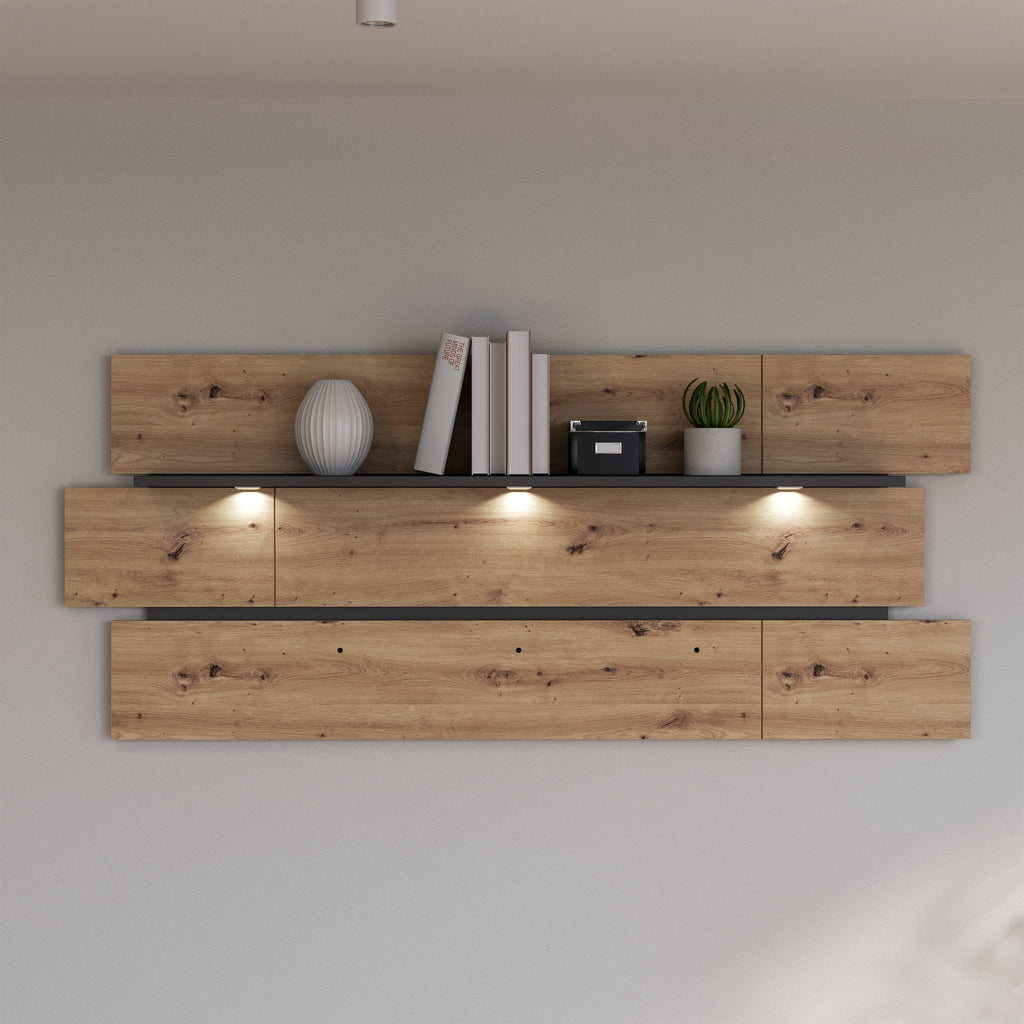 Karis Wall Shelf inc LED Lighting