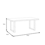 Atlanta Coffee Table in Artisan Oak