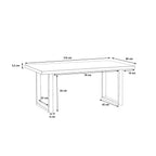 Atlanta Coffee Table in Artisan Oak