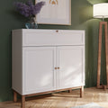 Woodland 2 Door 1 Drawer Console/ Sideboard in Light Grey and Oak