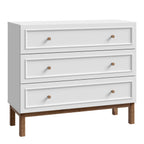 Woodland 3 Drawer Chest - Light Grey and Oak