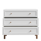 Woodland 3 Drawer Chest - Light Grey and Oak