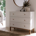 Woodland 3 Drawer Chest - Light Grey and Oak