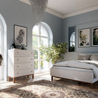 Woodland 4 Drawer Chest - Light Grey and Oak