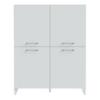 Sadie 4 Door Highboard in Light Grey