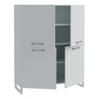 Sadie 4 Door Highboard in Light Grey