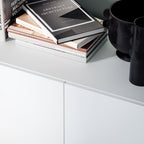 Sadie 4 Door Highboard in Light Grey