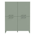 Sadie 4 Door Highboard in Sage Green