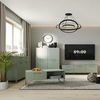 Sadie 4 Door Highboard in Sage Green
