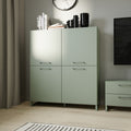 Sadie 4 Door Highboard in Sage Green