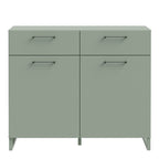 Sadie 2 Door  2 Drawer Chest in Sage Green