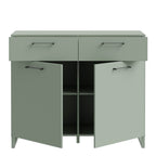 Sadie 2 Door  2 Drawer Chest in Sage Green