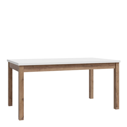 Woodland Dining Table - Light Grey & Oak 160.4x90cm