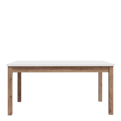 Woodland Dining Table - Light Grey & Oak 160.4x90cm