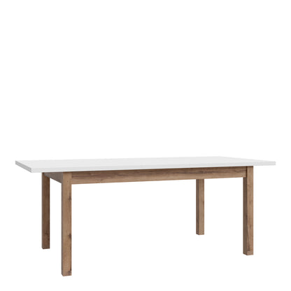 Woodland Dining Table - Light Grey & Oak 160.4x90cm