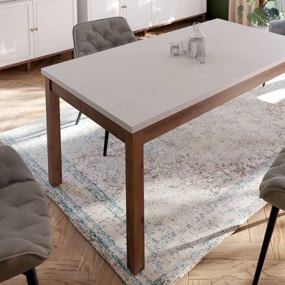 Woodland Dining Table - Light Grey & Oak 160.4x90cm