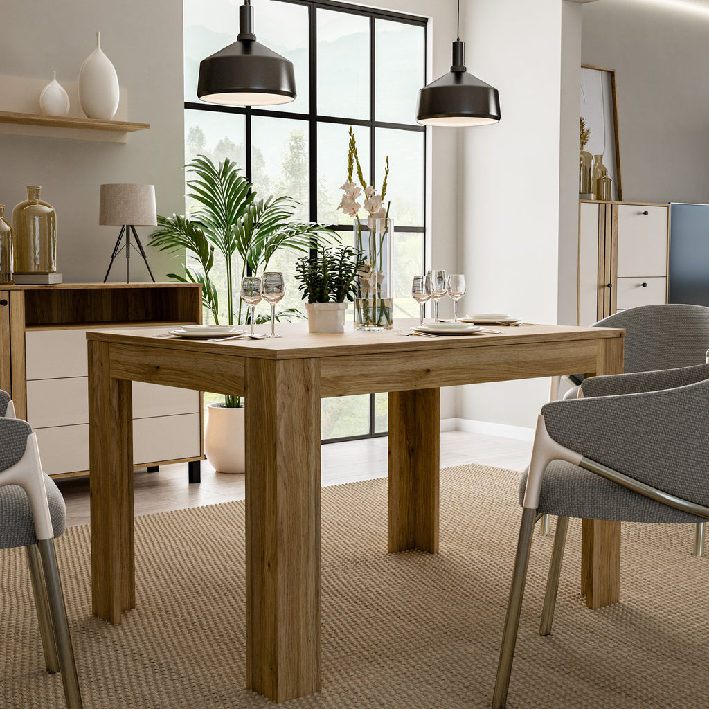 Grayson Extending Dining Table in Oak 120-175cm