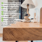 Valora Solid Wood Corner Bookshelf – Natural Finish Open Bookcase, Rustic Scandinavian Design