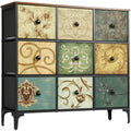 Vintage Style 9 Drawer Chest