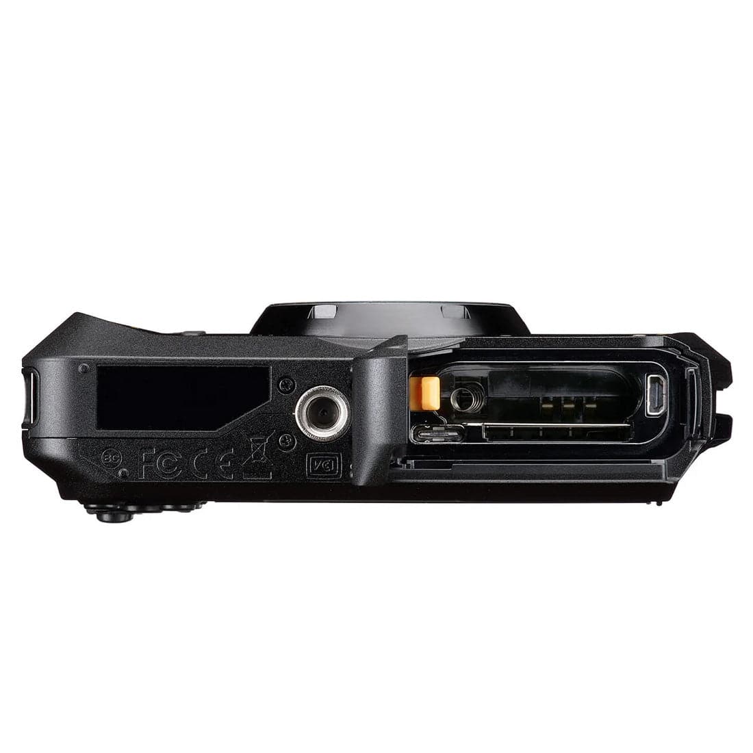 Pentax WG-8 20MP 5x Zoom Tough Compact Camera - Black