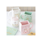 Coffee and Books Green Book Shaped Mug