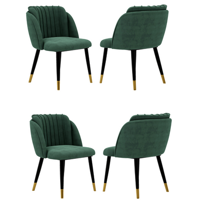 Milano velvet dining chair