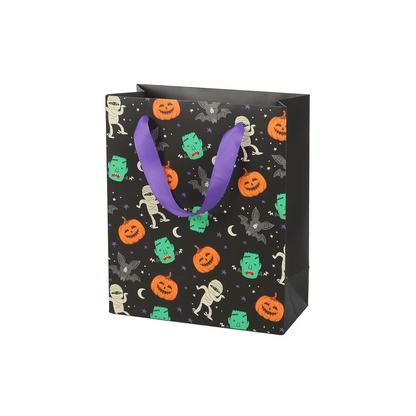 23cm Medium Monster Mash Print Gift Bag