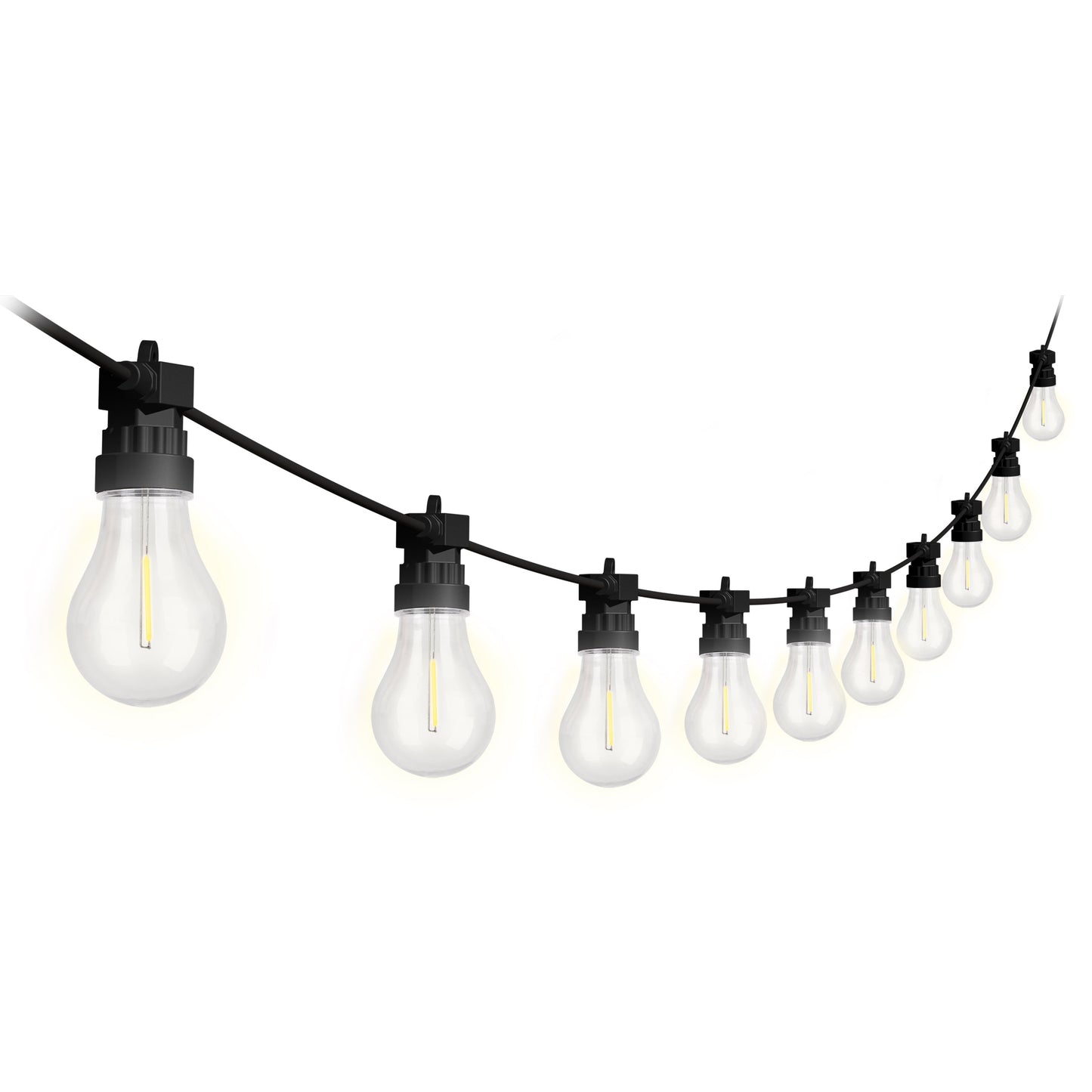 4lite Antheia Solar IP44 Festoon Outdoor String Lights - 5m