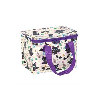 Cute and Creepy Cat Print Lunch Bag